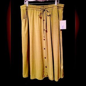 XL Olive Green MADISON LuLaRoe Skirt